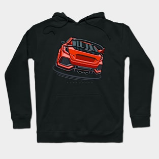 Orange bullet Hoodie